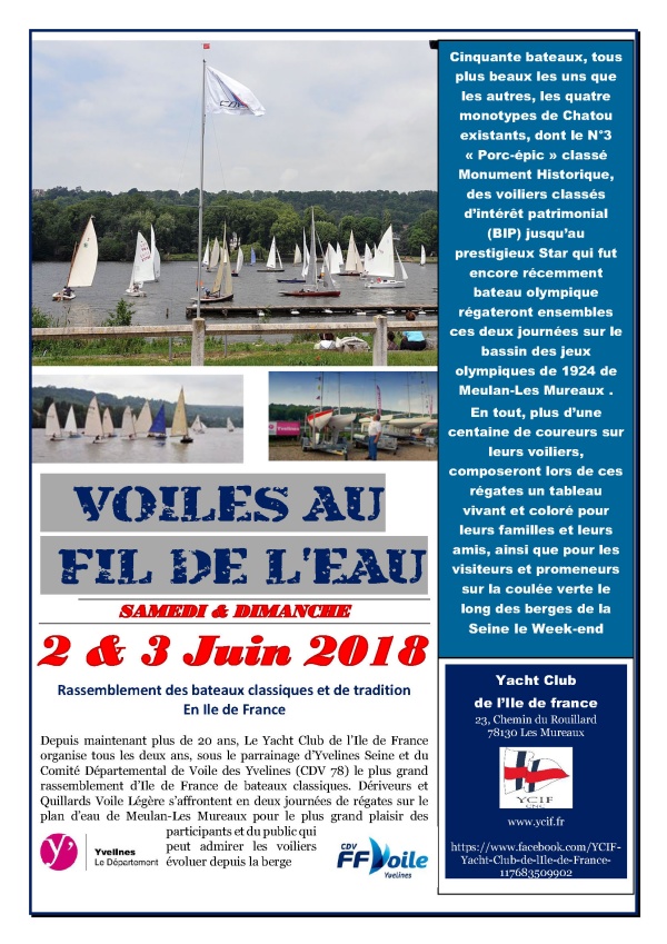 Voiles au Fil de l'Eau 2018 Voiles au Fil de l'Eau 2018